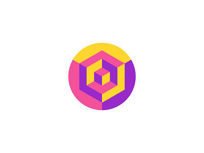 3D Hexagon Logo Design - Cube / 3D printing / Depth