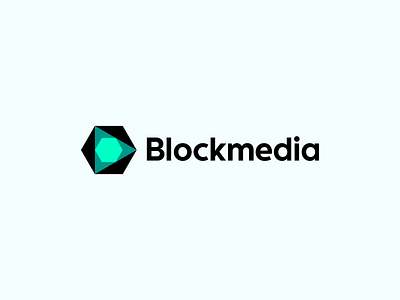 Simple Logo Design - Crypto / Blockchain / Media / Cube / 3D bitcoin block blockchain brand branding coin crypto cryptocurrency cube design geometric geometry icon logo media play simple logo software symbol tech technology