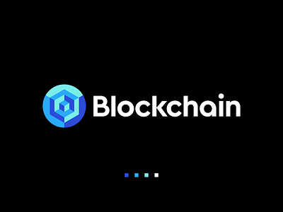 Blockchain Logo Design - Block / Crypto / Cube / 3D 3d bitcoin block blockchain brand colorful crypto cryptocurrency design finance fintech icon logo modern network o logo software symbol tech technology