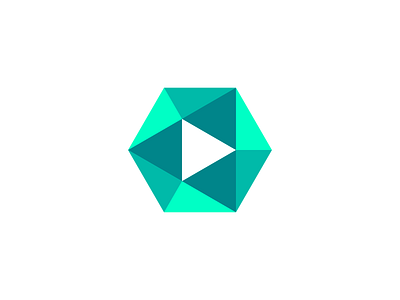 Blockmedia Logo Design - Crypto / Blockchain / Media / Cube / 3D