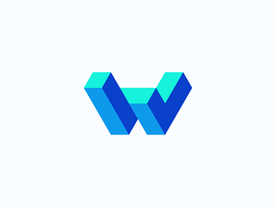 W Logo Design blockchain colorful crypto data design finance financial fintech geometric icon logo logodesign modern saas simple software symbol tech technology w logo