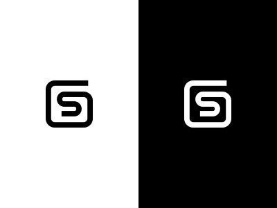 GS Monogram / Logo Design black brand design gs icon identity logo mark monogram