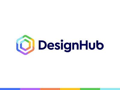 Abstract Logo Design - Colourful / Hexagon / Cube / Hub
