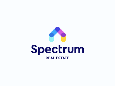 Spectrum Logo Design - House / Real Estate / Arrow