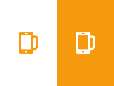 Beer Mug + Phone Logo Design