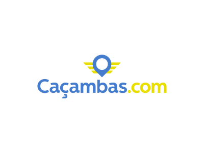 Cacambas.com Logo Design brand branding cacambas container design garbage icon identity location logo pin skip