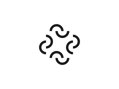 Square brand branding circle design icon identity illusion logo optical rectangle
