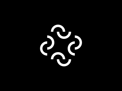 Square brand branding circle design icon identity illusion logo optical rectangle