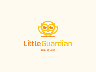 Little Guardian Publishing Logo Design bird book brand branding design icon identity logo nature owl publishing wings