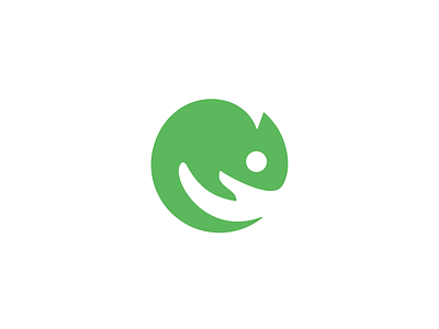 Animal Logo Design - Hand & Chameleon