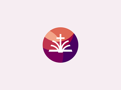 Bible + Cross Logo Design bible brand branding cross design icon identity logo religion scriptures