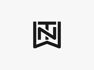 NTW Monogram Logo Design brand branding design gym icon identity logo monogram n sport t w