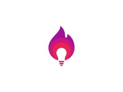Fire Bulb Logo Design