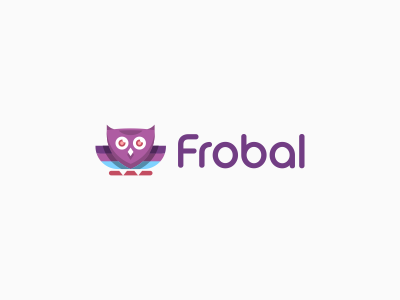 Frobal Logo Design app brand branding design guide icon identity logo nightlife owl website