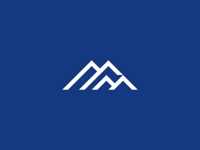 MM + Mountains Logo Design