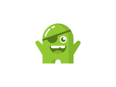 Monster Icon Logo Design brand branding character design friendly green icon identity logo mascot monster smile