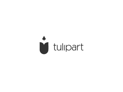 Tulipart Logo Design freelance designer black hidden logo design clever design agency freelance logo designer logo designer graphic designer graphic design simple logo tulip art pencil petal icon
