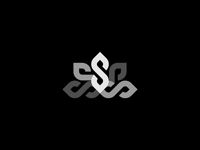 Samaya Logo Mark Design black brand branding design finance flower icon identity logo lotus nature s