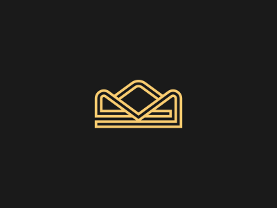 Crown Logo Design brand branding crown design gold icon identity king kingdom logo royal yellow