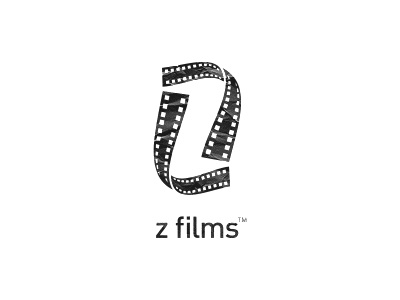 Z Films Logo Design clever crypto blockchain web3 data analytics design ecommerce films hidden icon icons images letter z logo mark media negative pictures saas space video z