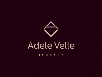 Adele Velle Logo Design adele clever design design agency ecommerce gem graphic design graphic designer icon icons jewel jewelry logo logo design logo designer mark monogram smart velle