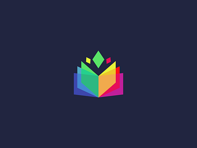 Book / Education Logo Design book brand branding colorful colors design education icon identity literacy logo reading