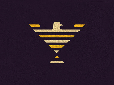 Eagle Holy Grail Logo Design combo design designer eagle grail graphic holy icon icons logo mark purple wine yellow