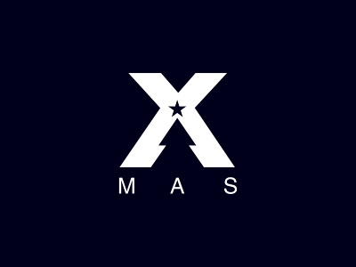 X-Mas christmas clever design designer freelance graphic holiday icon icons illustration jesus logo negative religion space star tree xmas
