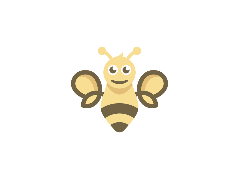 Bee Logo Design By Dalius Stuoka | Logo Designer On Dribbble