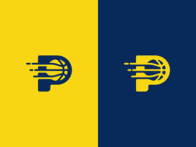 Pacers Basketball Logo Design
