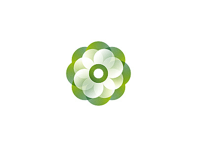 Flower blossom circular design drop flower green icon icons illustration logo petal water yellow