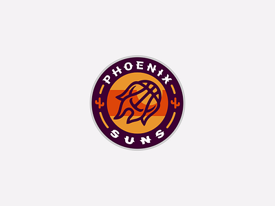 Sports Logo - Phoenix Suns Logo Redesign (NBA) arizona ball basketball brand branding cactus design flame flames gaming icon identity logo mark nba phoenix phoenix suns sports sports logo suns