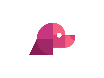 Geometric Dog Logo Design