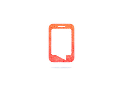Speech Bubble Phone Logo Design