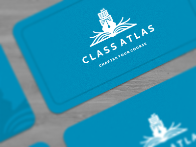 Class Atlas Business Cards atlas blue book branding business cards class design designer drop goal guide icon icons identity knowledge logo marine mark nautical ocean page pages paper pen sea sheet ship travels water