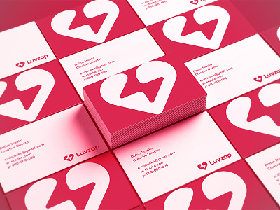 Luvzap Business Cards app brand branding identity brandbook guidelines manual business cards stationery colors colorful clever electricity spark flash finance security insurance fintech financial startup gradient dynamic minimalistic graphic design designer heart love bolt icon icons symbol logo mobile modern digital vibrant negative space