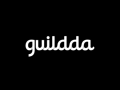 Guildda Logo Design black brand calligraphy design guildda icon icons identity logo shading shadow stuoka type typography utopia