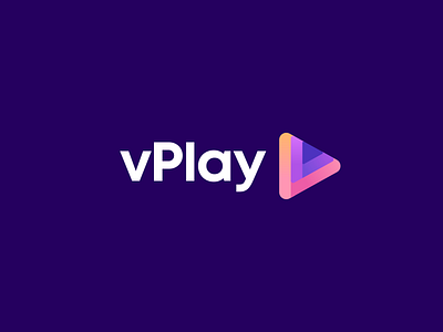 vPlay Logo Design