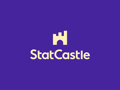 Stat Castle Logo Design brand branding identity business cards stationery castle chart charts clever smart creative finance insurance security fortress fort stronghold tower geometry geometric graphic design designer icon icons symbol logo modern vibrant digital statistics analytics data tech fintech technology