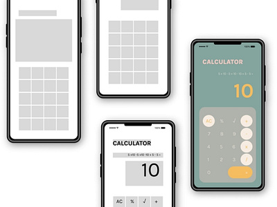 Calculator dailyui design figma mobile productdesign ui uidesign