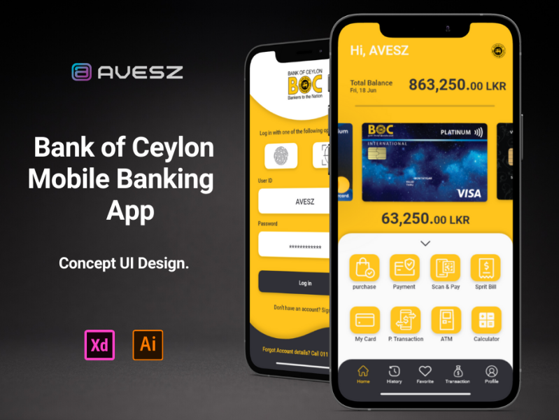 Bank Of Ceylon Mobile Banking App By Sachindra Chalaka On Dribbble