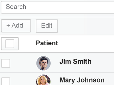 Physician Email Contacts contacts doctor email healthcare inbox patient physician ui ux