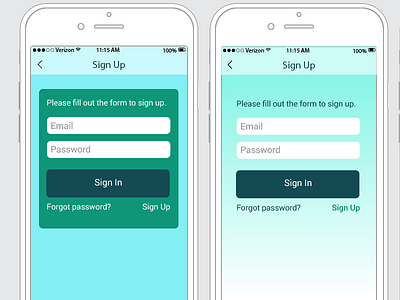 Sign Up Styling app design form ios login register sign up ui ux