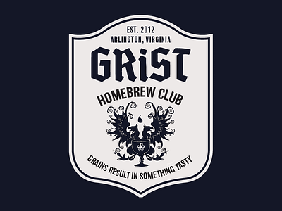 Homebrew Club brewing coat of arms graphic design home brewing homebrew logo