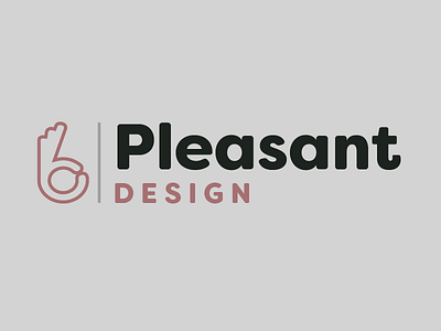 Introducing Pleasant Design brand brand identity branding design identity logo pleasant web design