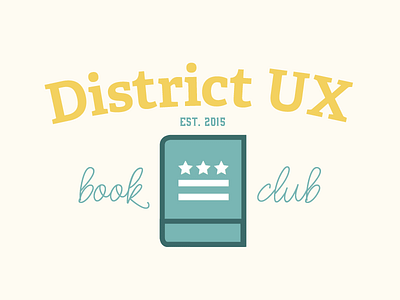 District UX — A book club for designers in Washington, DC book brand brand identity club design designer learning logo ui user experience ux ux design