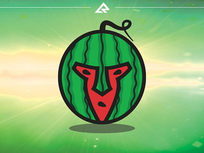 Spartan and Watermelon Logo