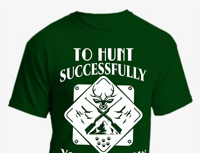 Hunting T-shirt Design custom t shirt design design gaming t shirt design graphic design hoddies design logo logo t shirt minimalist t shirt design minimulist typography t shirt sweetware t shirt design typography typography t shirt design