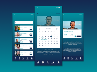 Janitors for hire App clean cleaning app design figma ui uidesign
