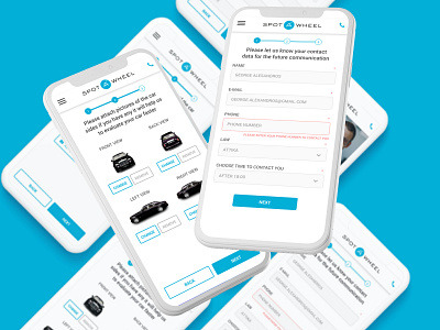 Spotawheel app car retail ui uxui